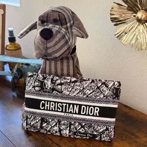 Dior Black and White Cosmetic Bag